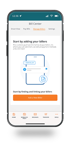 Biller on mobile